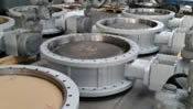 Triple Offset valves for a desalination plant 